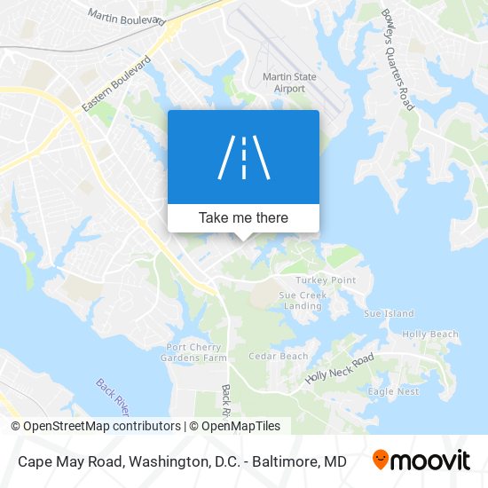Cape May Road map