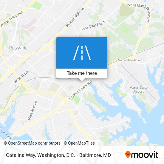 Catalina Way map