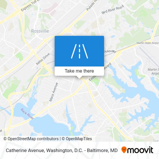 Mapa de Catherine Avenue