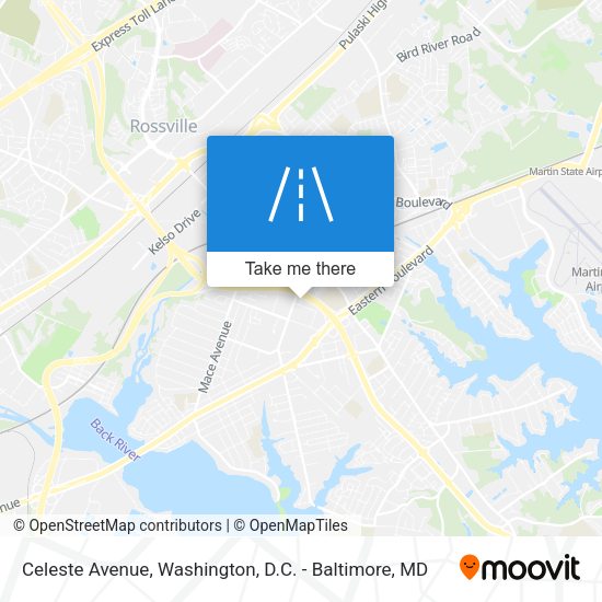 Mapa de Celeste Avenue