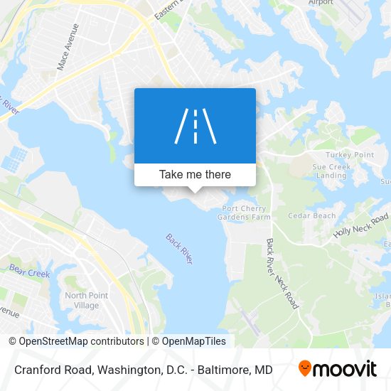 Cranford Road map