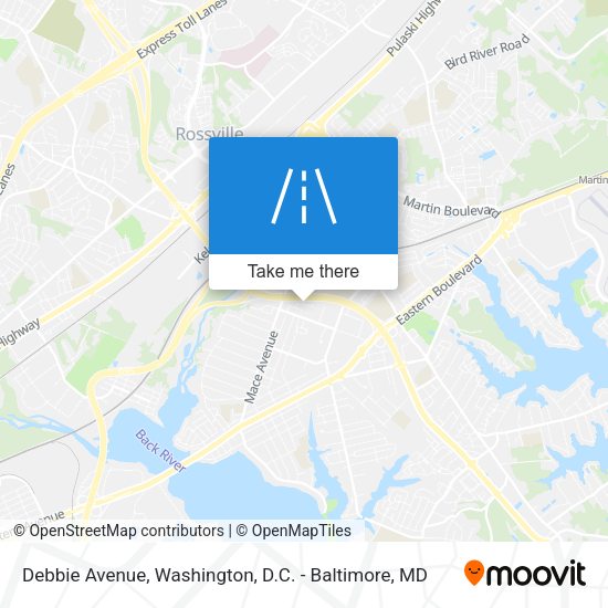 Debbie Avenue map