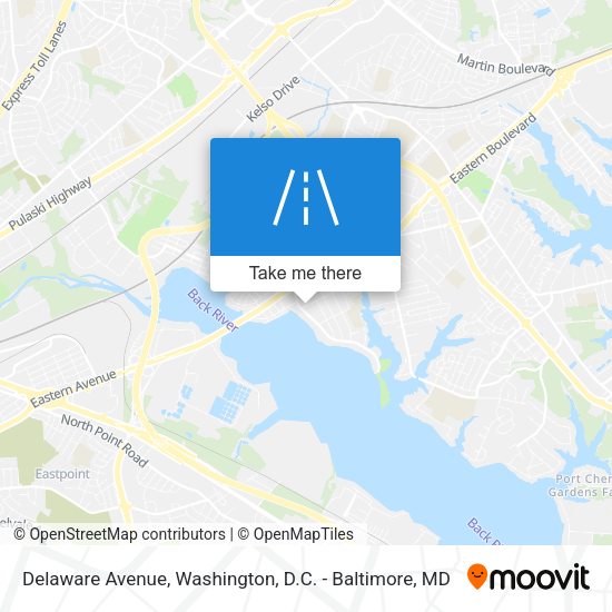 Delaware Avenue map