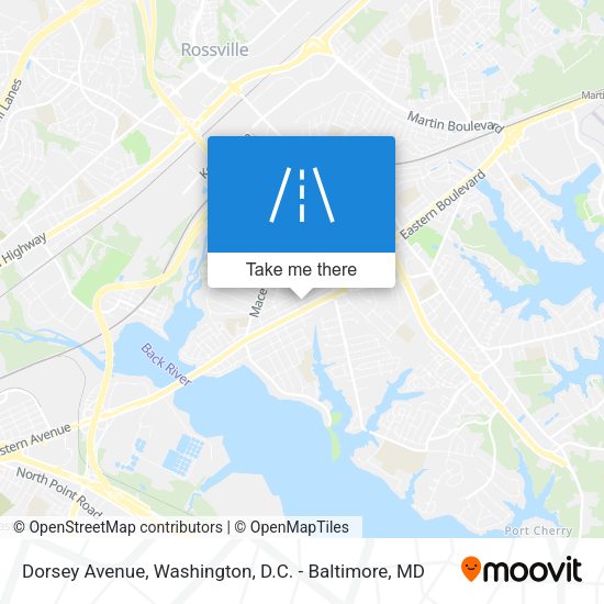 Dorsey Avenue map