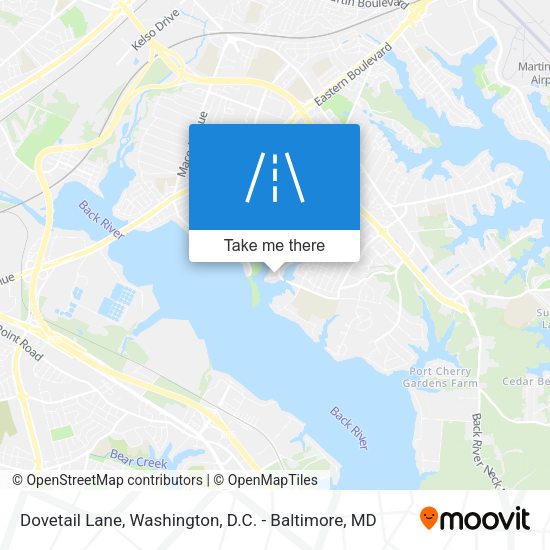 Mapa de Dovetail Lane