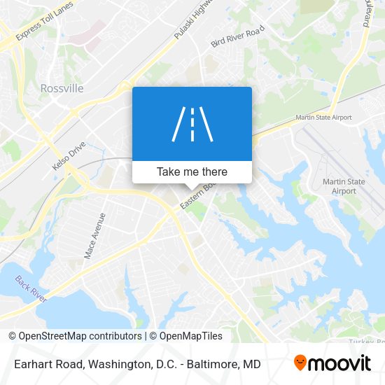 Earhart Road map