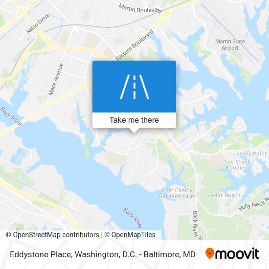 Mapa de Eddystone Place