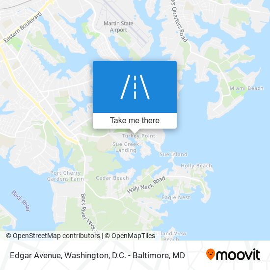 Edgar Avenue map