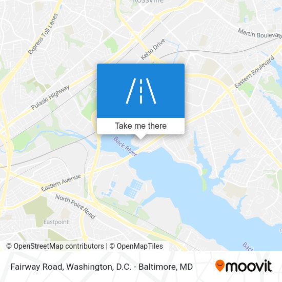 Fairway Road map