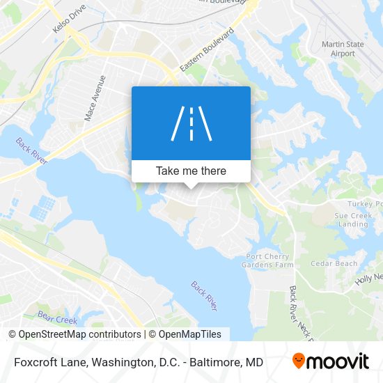 Foxcroft Lane map