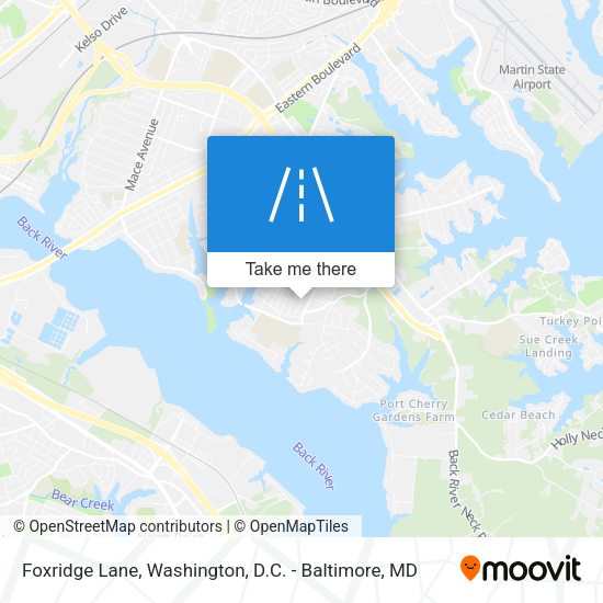 Foxridge Lane map