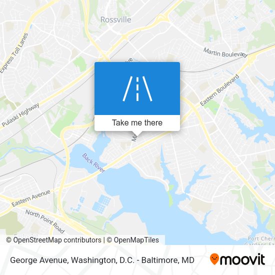 George Avenue map