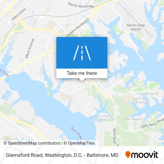 Mapa de Glemsford Road
