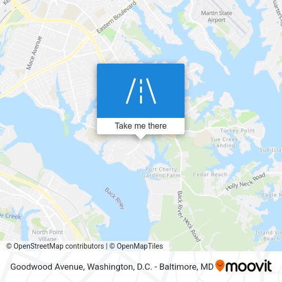 Mapa de Goodwood Avenue