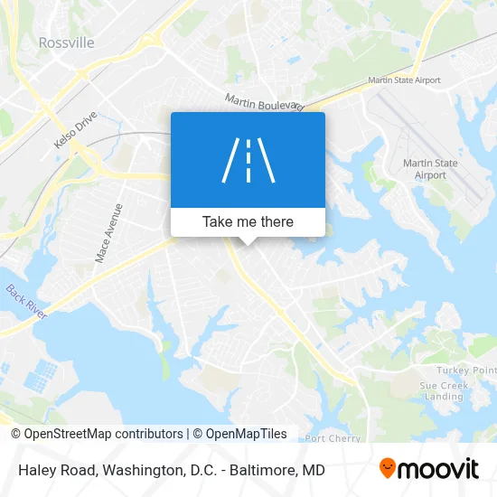 Haley Road map