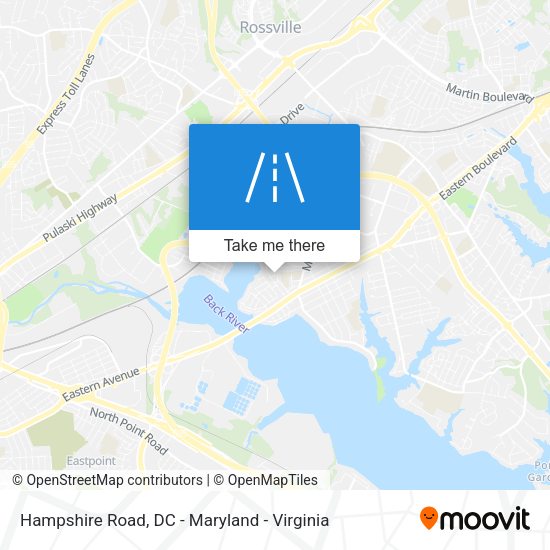 Mapa de Hampshire Road