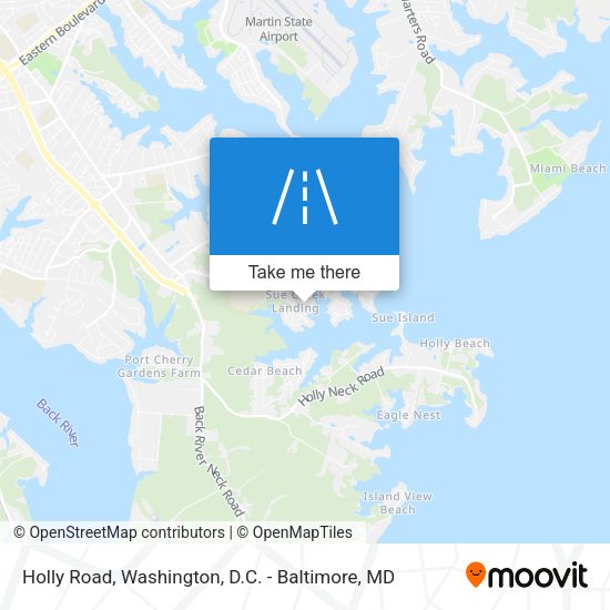 Holly Road map