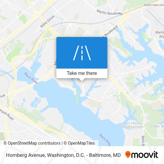 Homberg Avenue map