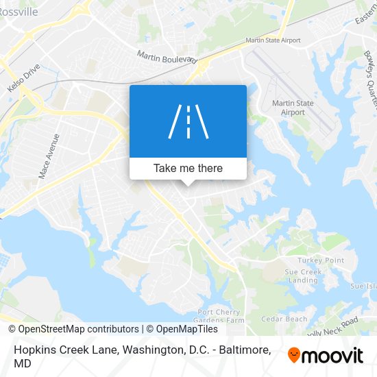 Mapa de Hopkins Creek Lane