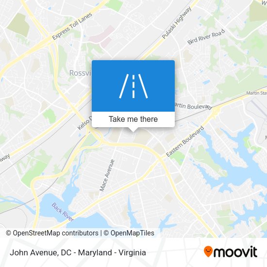 Mapa de John Avenue