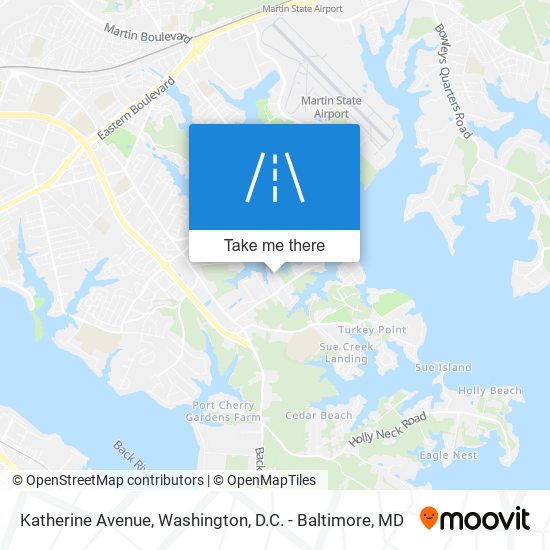 Katherine Avenue map