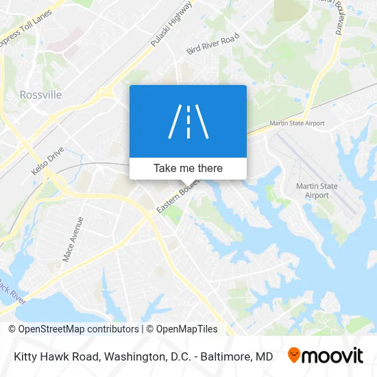 Kitty Hawk Road map