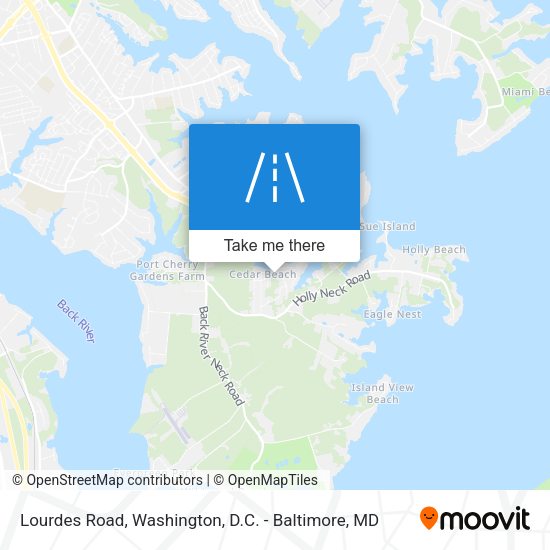 Lourdes Road map