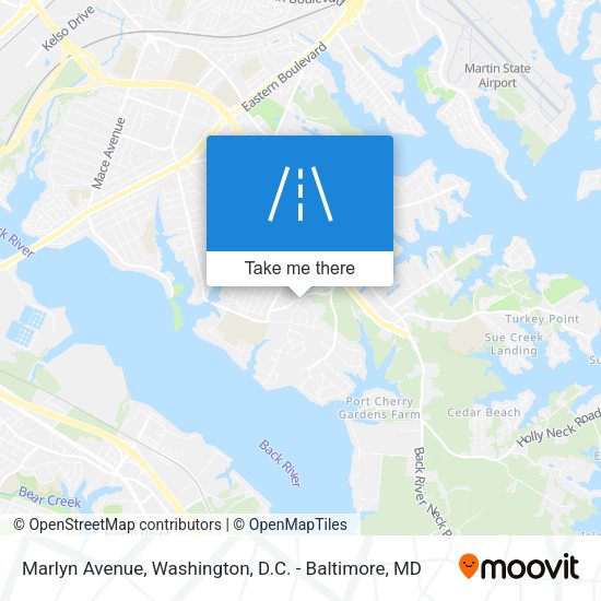 Marlyn Avenue map