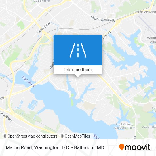 Mapa de Martin Road