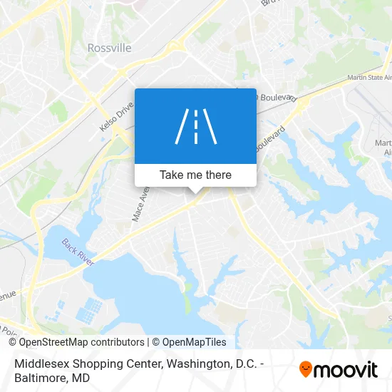 Middlesex Shopping Center map