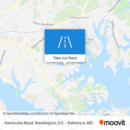 Nanticoke Road map
