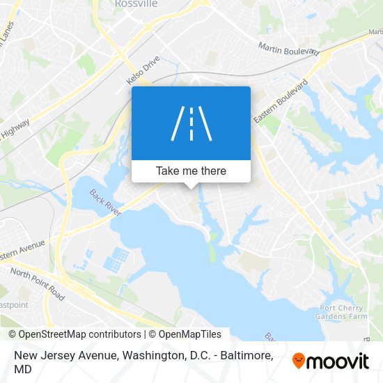 New Jersey Avenue map