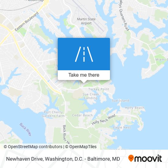 Newhaven Drive map