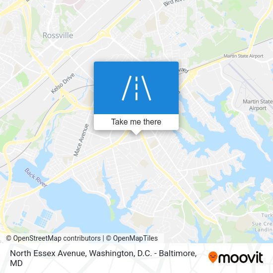 Mapa de North Essex Avenue