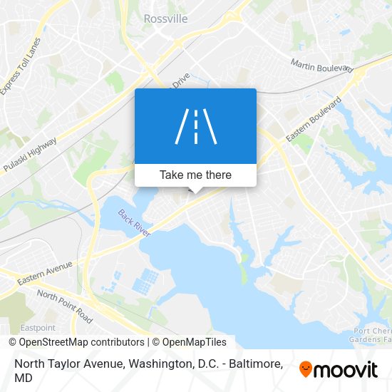North Taylor Avenue map