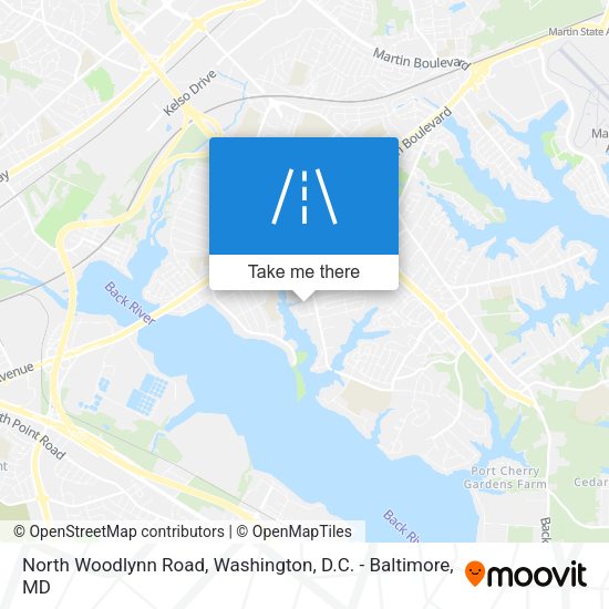 North Woodlynn Road map