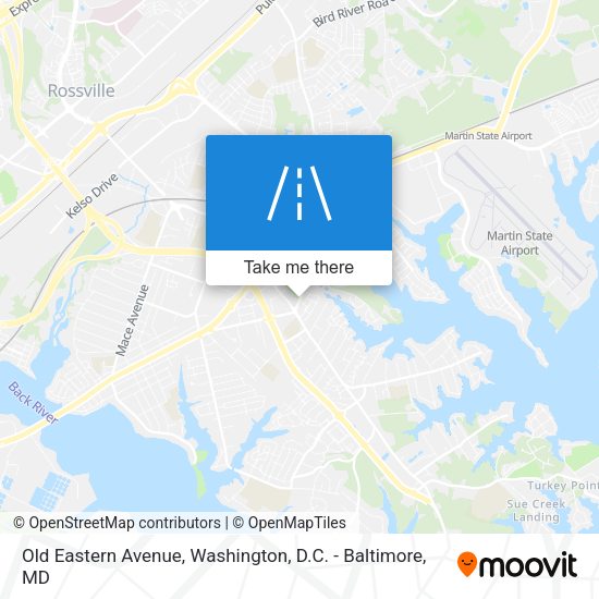 Old Eastern Avenue map