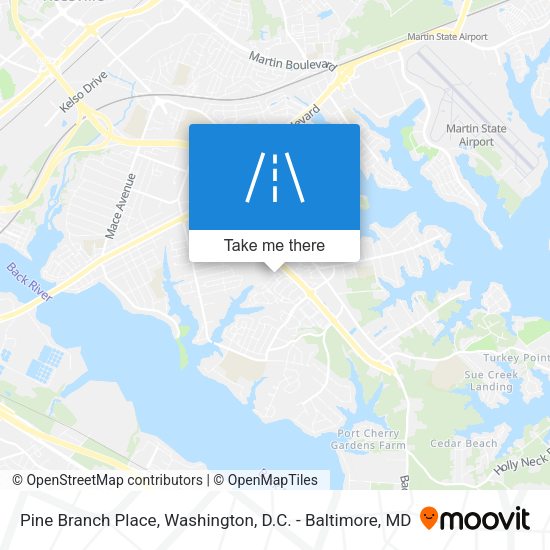 Mapa de Pine Branch Place