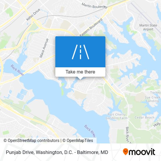 Mapa de Punjab Drive