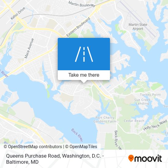 Queens Purchase Road map