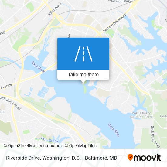 Riverside Drive map