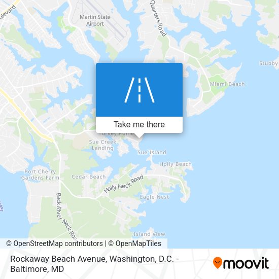 Rockaway Beach Avenue map
