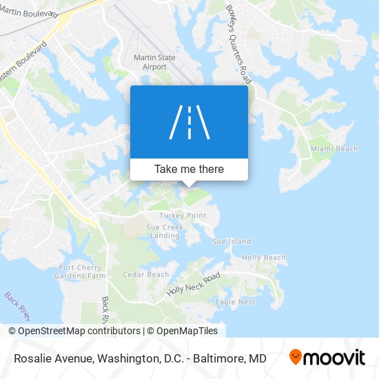 Rosalie Avenue map