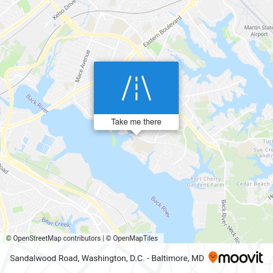 Sandalwood Road map