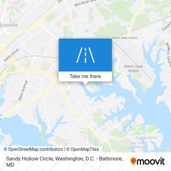 Mapa de Sandy Hollow Circle