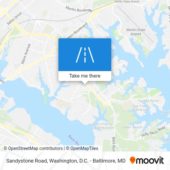 Sandystone Road map