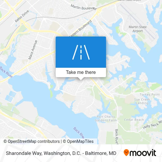 Sharondale Way map