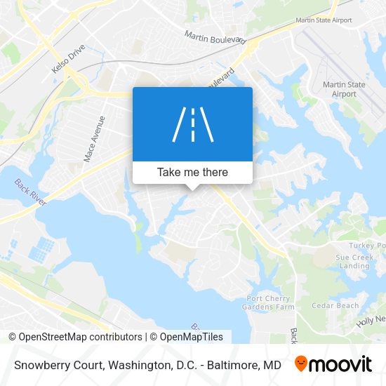 Snowberry Court map
