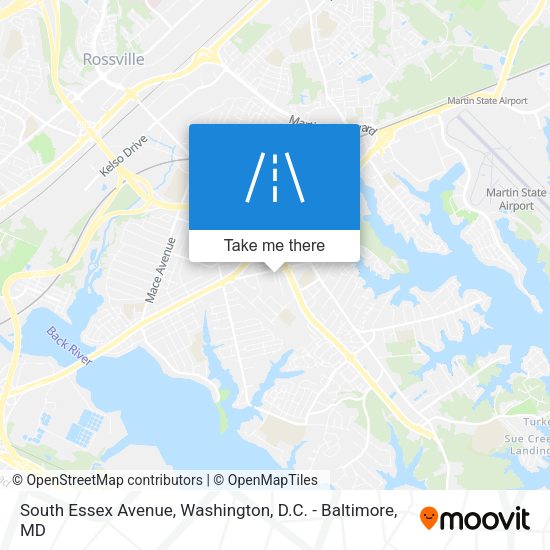 Mapa de South Essex Avenue