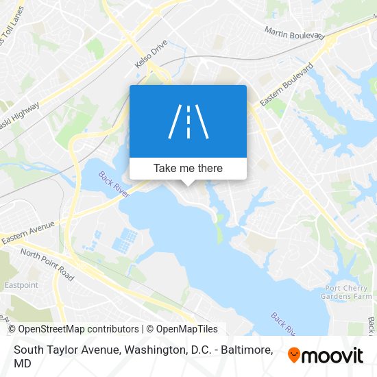 South Taylor Avenue map